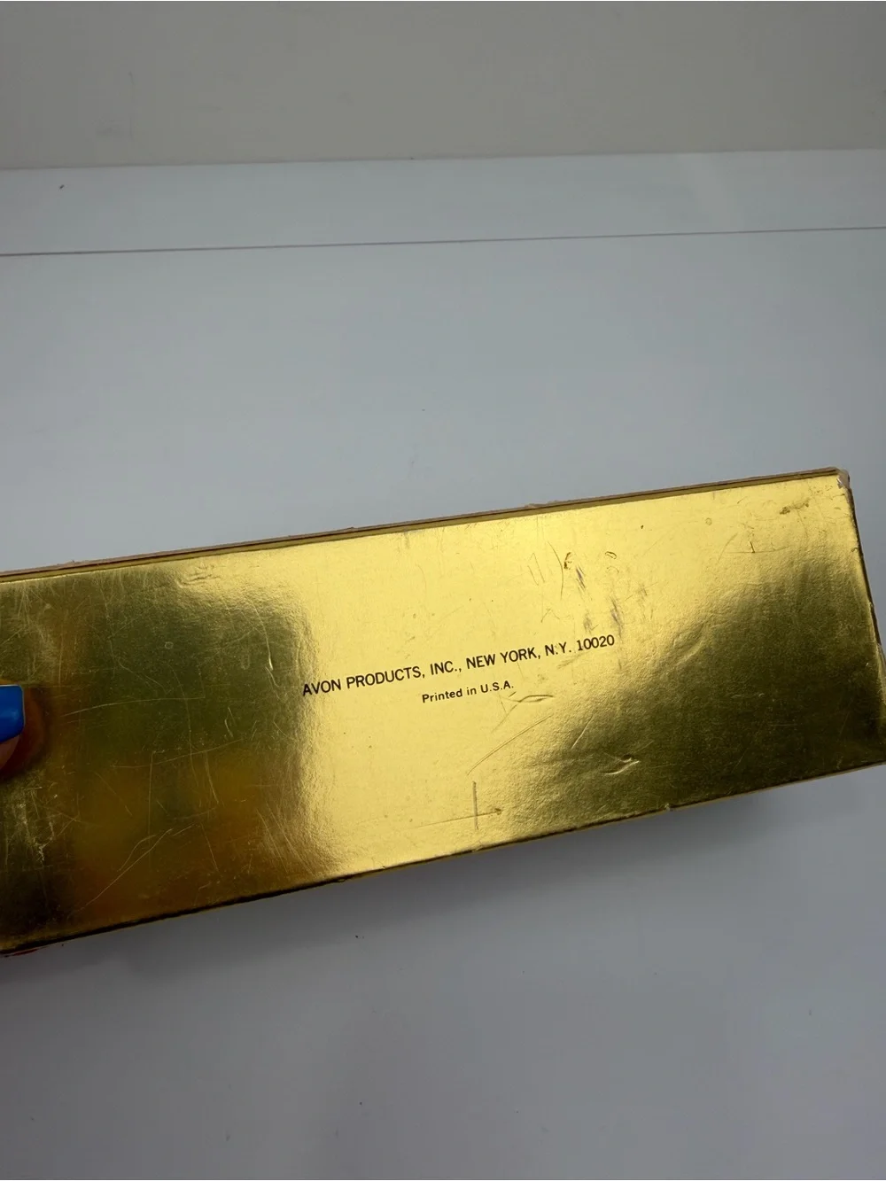 Vintage Avon Solid Gold Cadillac Excalibur After Shave Decanter 6oz Original Box